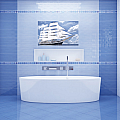 Faience Viola light blue 20x50 – KAI 11.29.1004.0054 – миниатюра 1